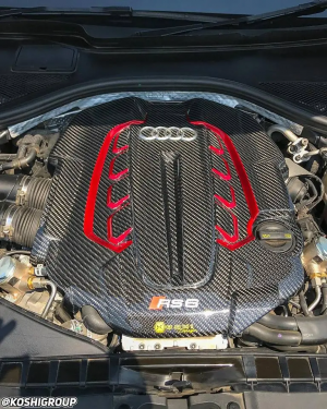 Audi RS6 Engine Cover - Carbon Fiber